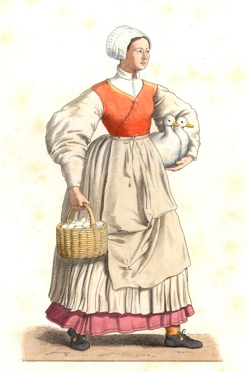 Campesino francés de Edmond Lechevallier Chevignard