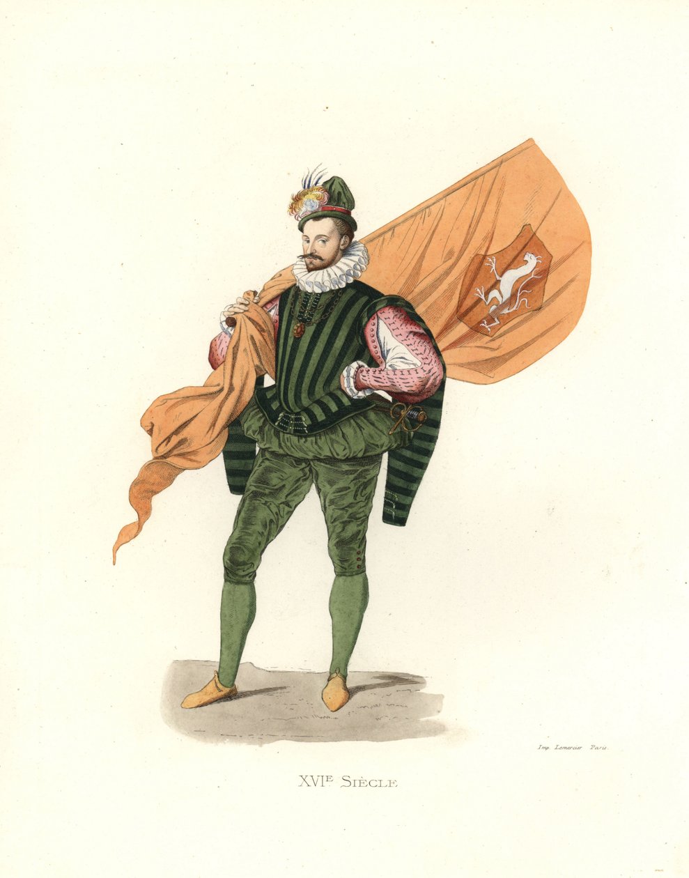 Abanderado alemán de Edmond Lechevallier Chevignard