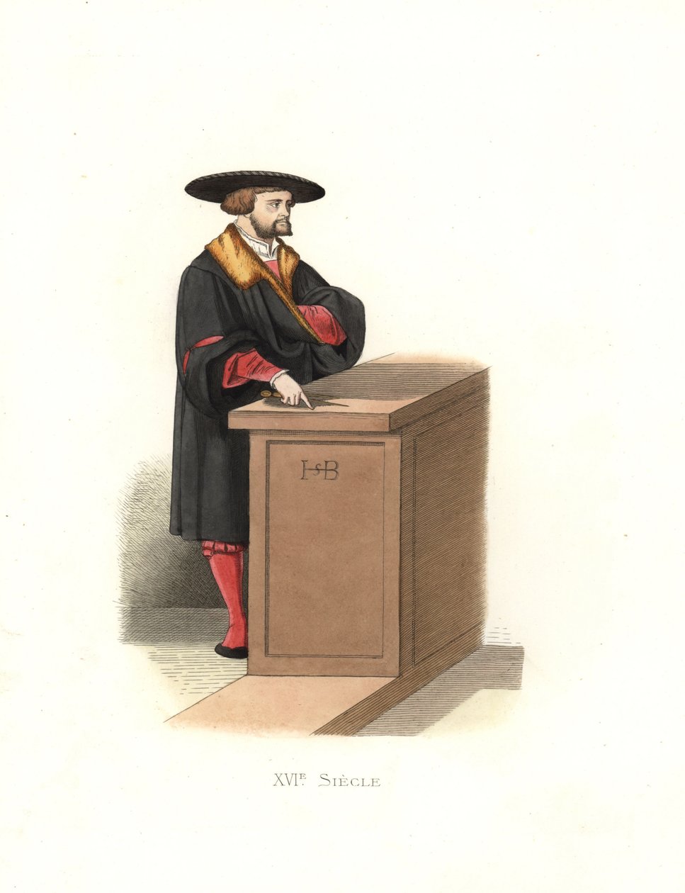 Hans Sebald Beham (1500-1550), grabador, pintor y miniaturista alemán de Edmond Lechevallier Chevignard