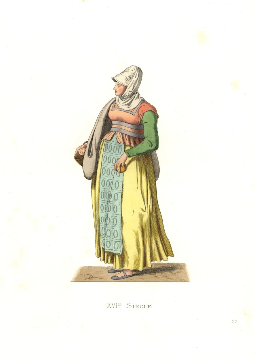 Mujer campesina de Portugal de Edmond Lechevallier Chevignard