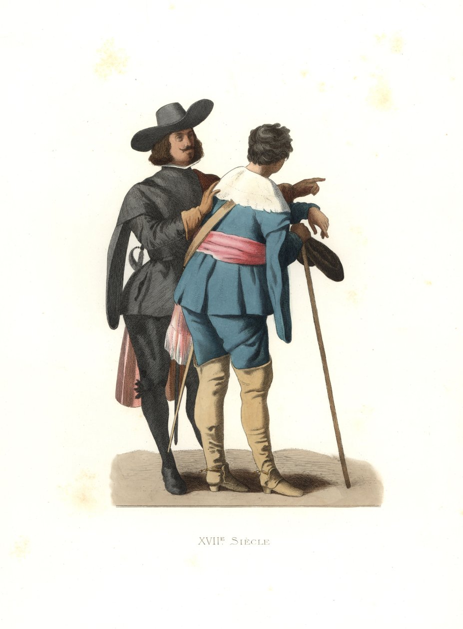 Retrato de dos artistas, España de Edmond Lechevallier Chevignard