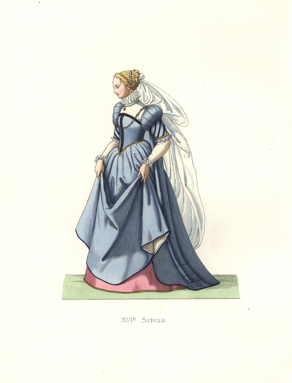 Joven mujer de Rávena, siglo XVI de Edmond Lechevallier Chevignard