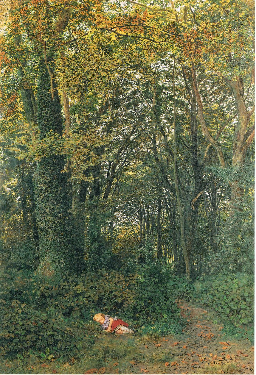 Perdido en el bosque de Edmund George Warren
