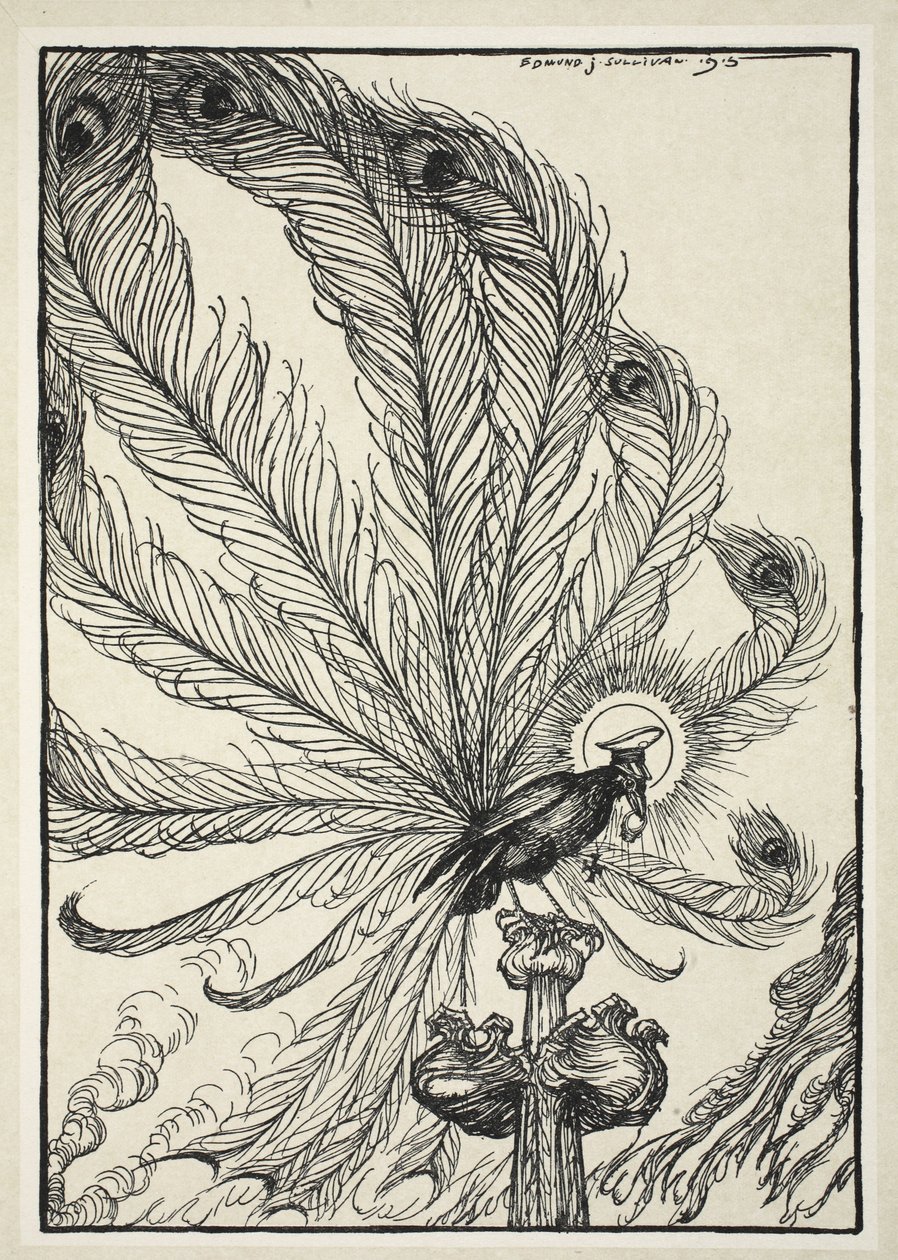 La corneja de Rheims, el anillo del cardenal y las plumas prestadas, ilustración de The Kaiser