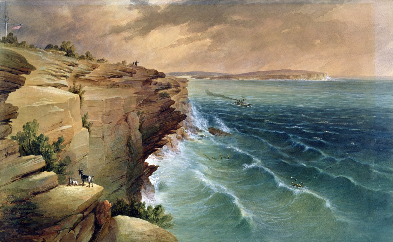 Entrada a Port Jackson, 1857 de Edmund Thomas