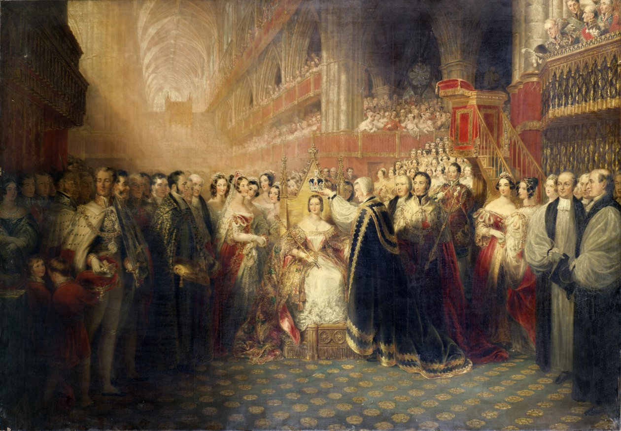 La coronación de la Reina Victoria, 1838 de Edmund Thomas Parris