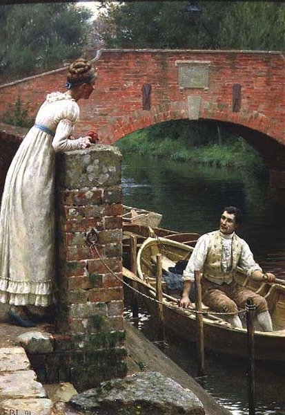 La Despedida Afectuosa de Edmund Blair Leighton