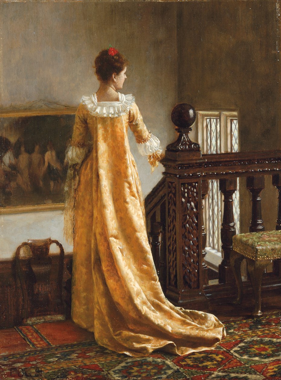 El Tren Dorado de Edmund Blair Leighton