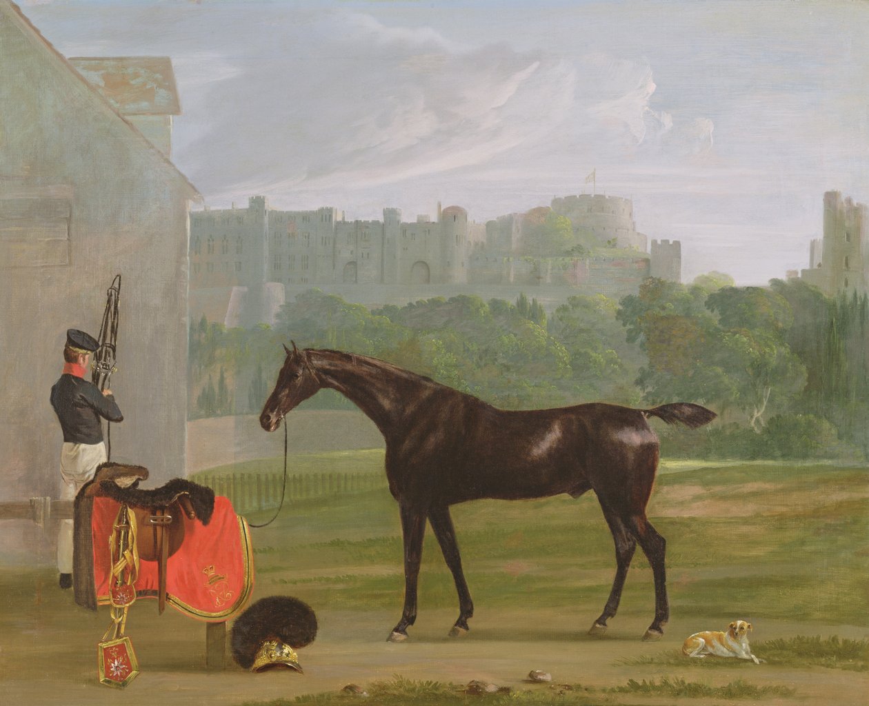 Fuera de la casa de guardia en Windsor de Edmund Bristow