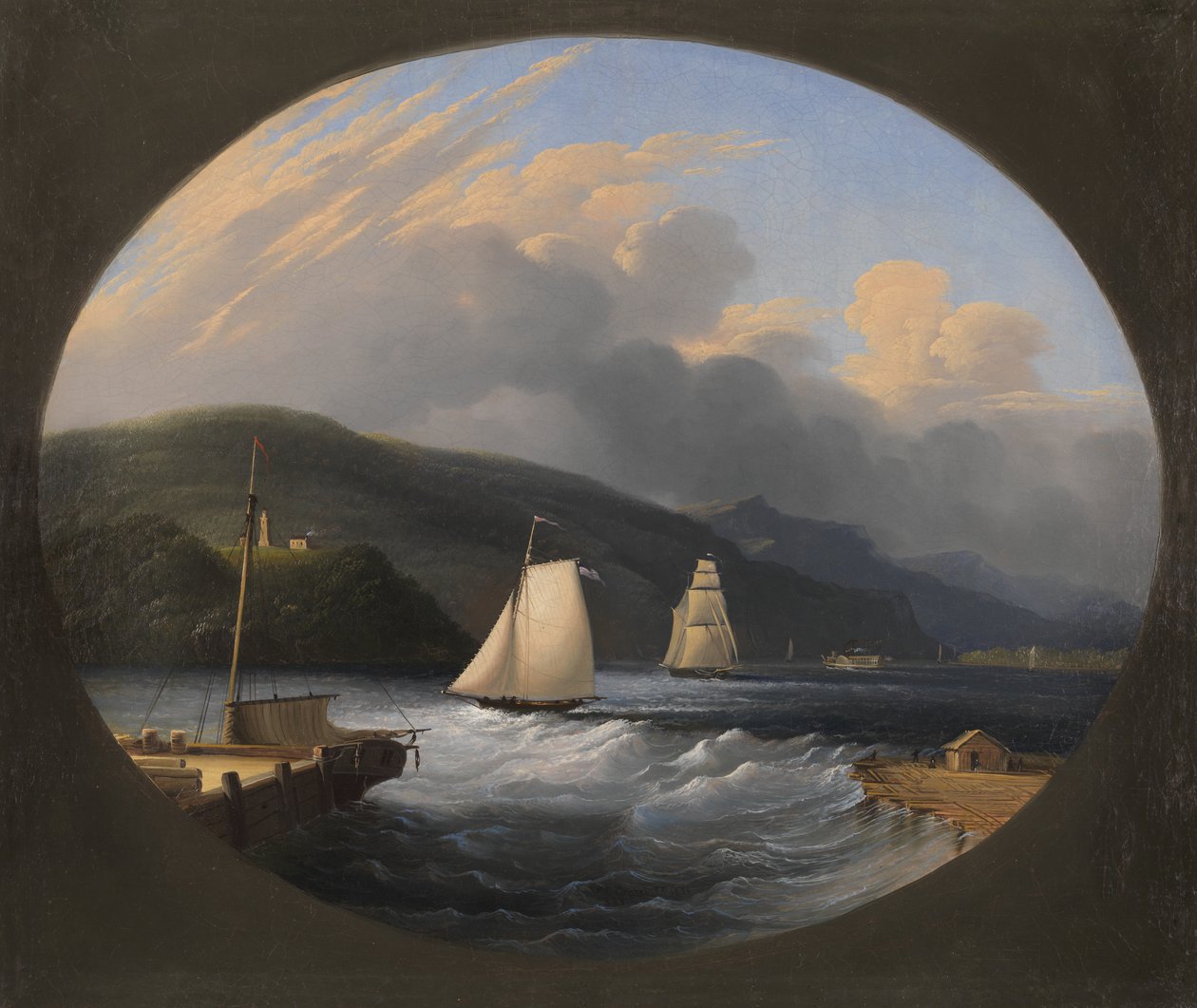 Cornwall Landing, río Hudson de Edmund C. Coates