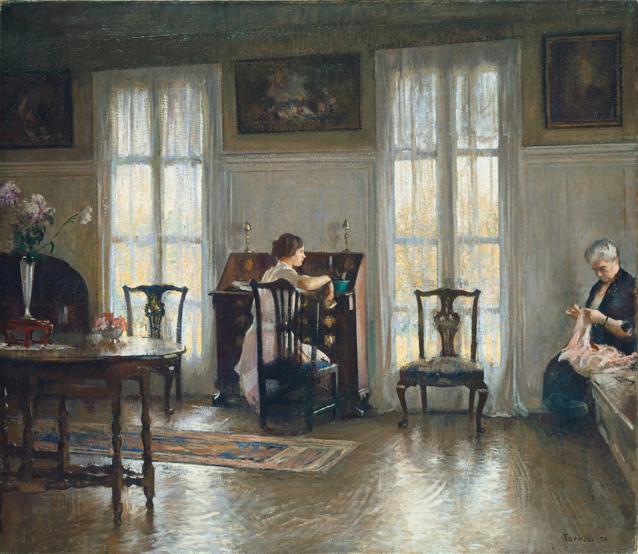 Madre y María, 1922 de Edmund Charles Tarbell