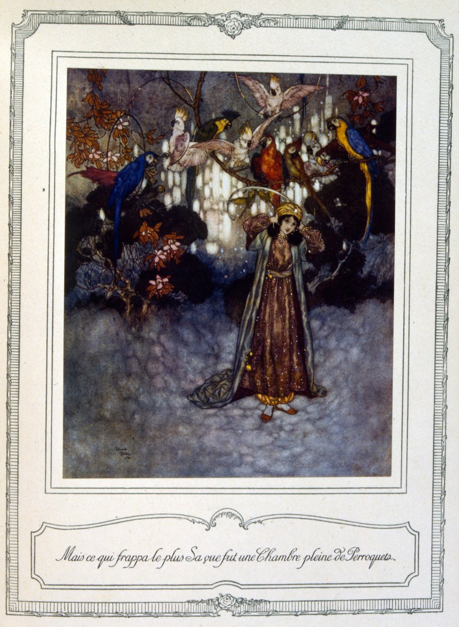 La Bella y la Bestia de Edmund Dulac