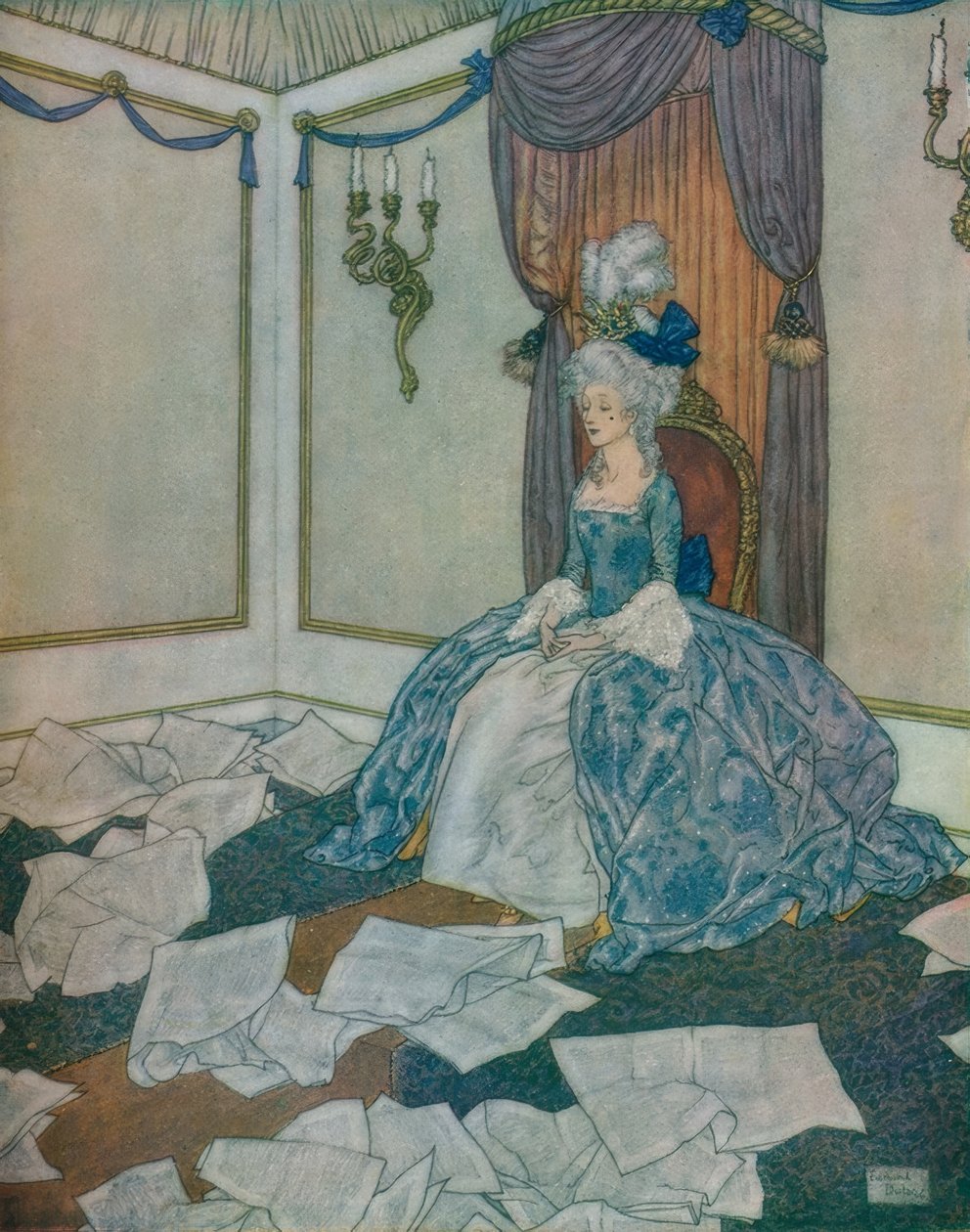 Había leído todos los periódicos del mundo y aún los había olvidado, tal es su inteligencia. de Edmund Dulac