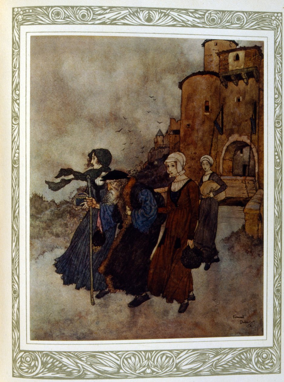 Edición francesa de los Cuentos de Hans Christian Andersen (impresión) de Edmund Dulac