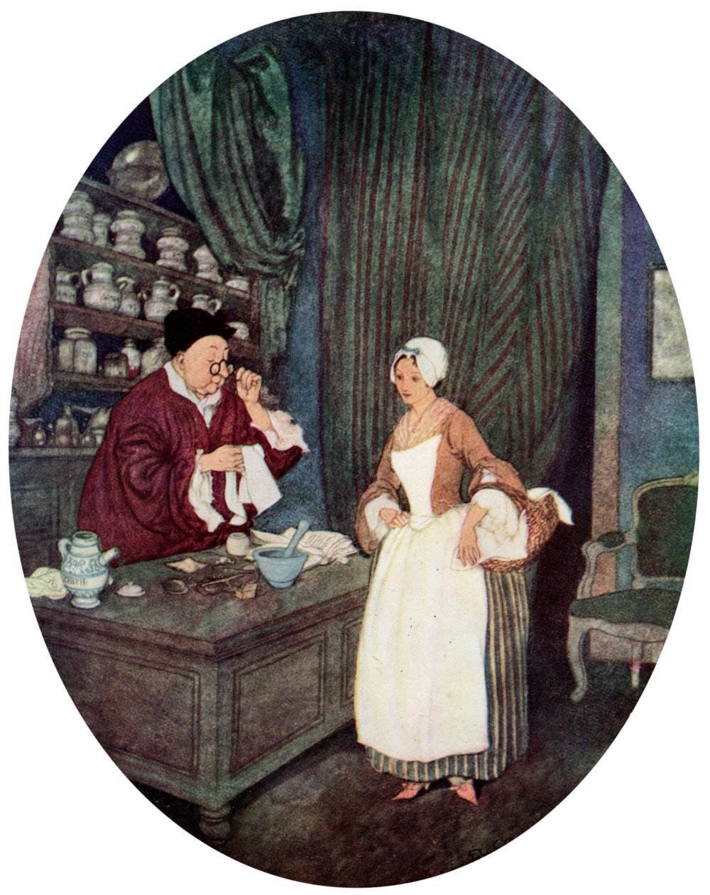Nunca vi una costura tan pequeña, c. 1900-1950 de Edmund Dulac