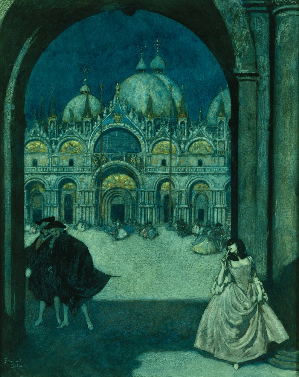 En la plaza de San Marcos de Edmund Dulac
