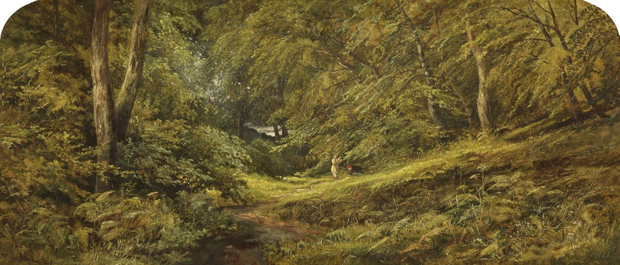 Boceto - En el bosque de Edmund G. Muller