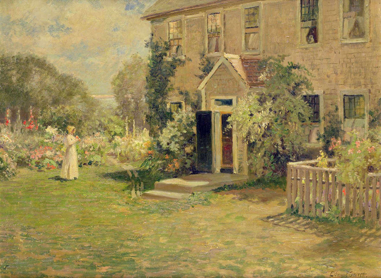 Una cabaña de Nueva Inglaterra de Edmund Henry Garrett