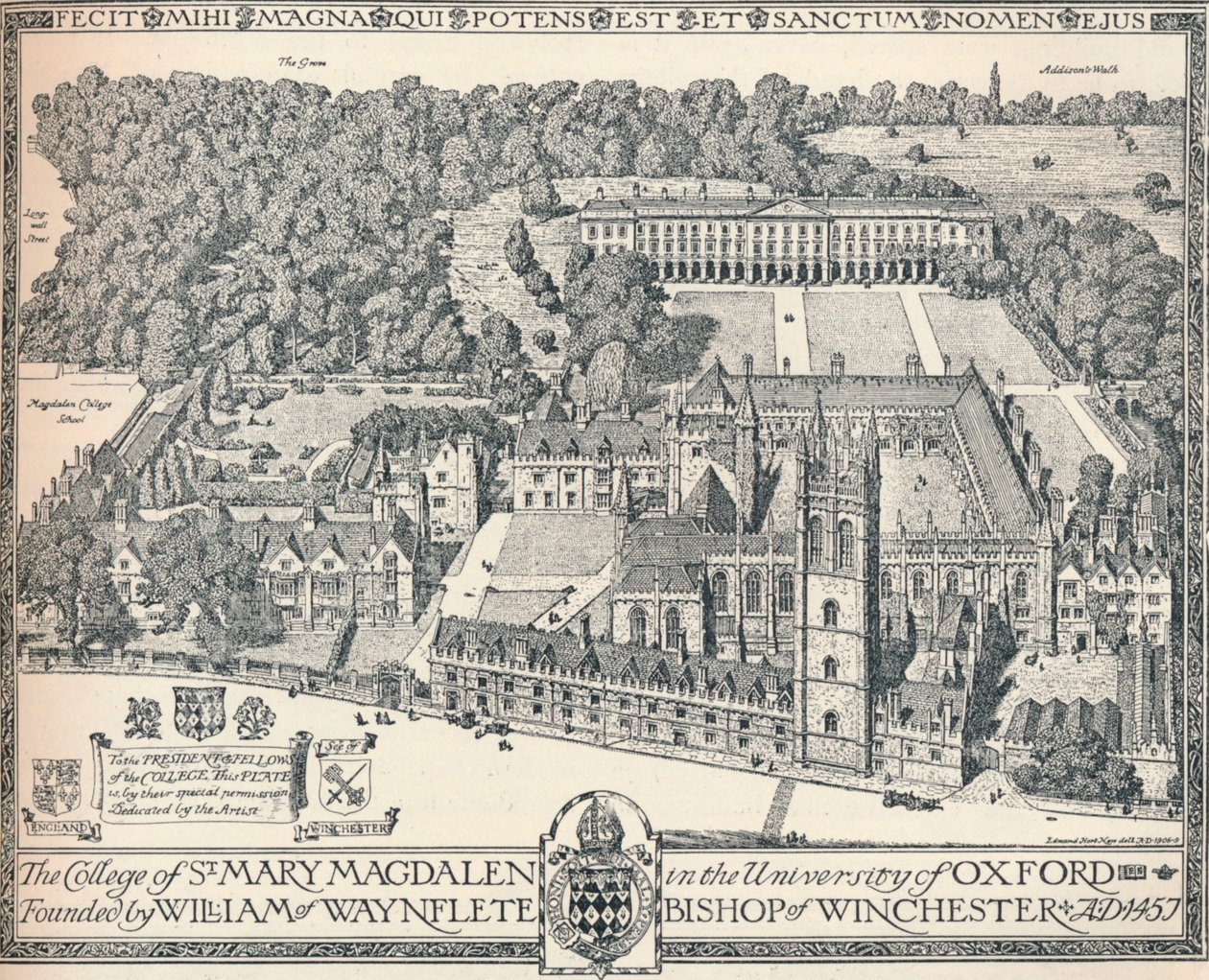 Magdalen College, Oxford de Edmund Hort New