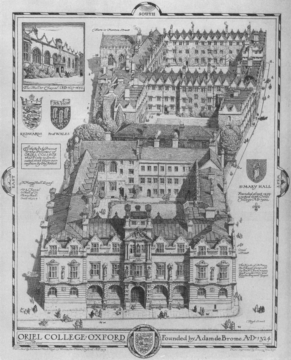 Oriel College, Oxford de Edmund Hort New