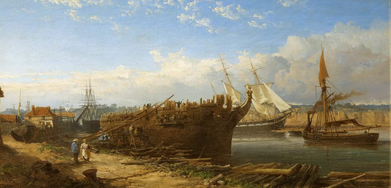 Puerto Flotante de Bristol de Edmund John Niemann