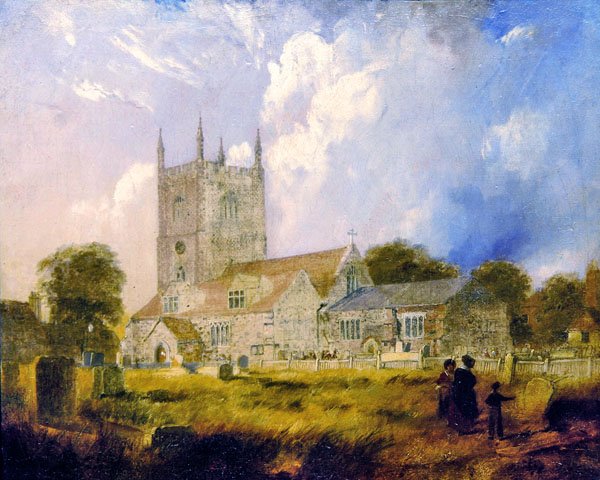 La vieja iglesia de Henley de Edmund John Niemann