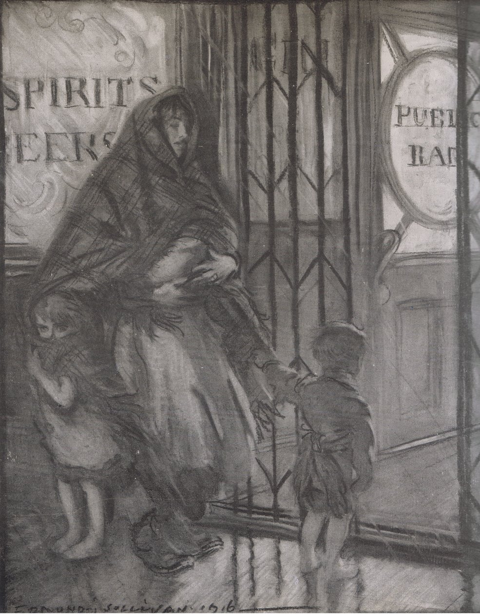 La puerta de la taberna, Anuario de Bibbys de Edmund Joseph (after) Sullivan