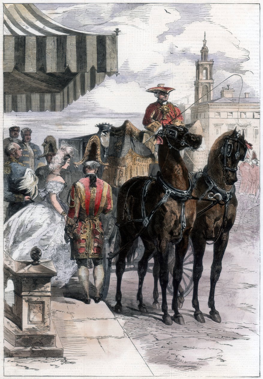 Dama saliendo durante 