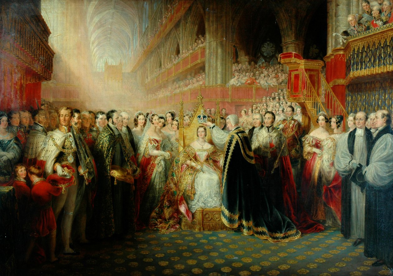 Coronación de la Reina Victoria de Edmund Thomas Parris