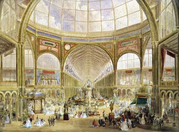 Interior de la Exposición Internacional de 1862 de Edmund Walker