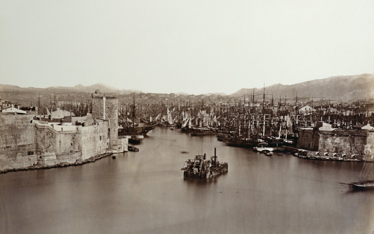 El puerto de Marsella de Edouard Denis Baldus