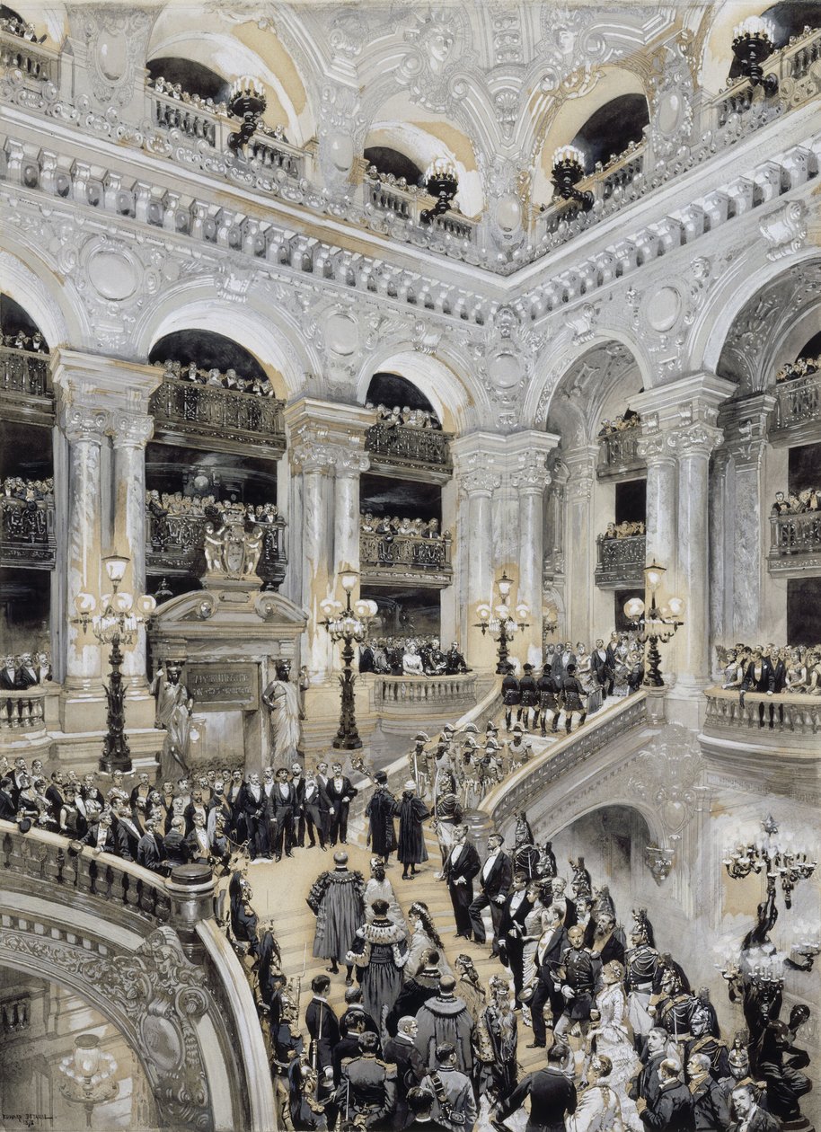 Inauguración de la Ópera de París, 5 de enero de Jean Baptiste Edouard Detaille