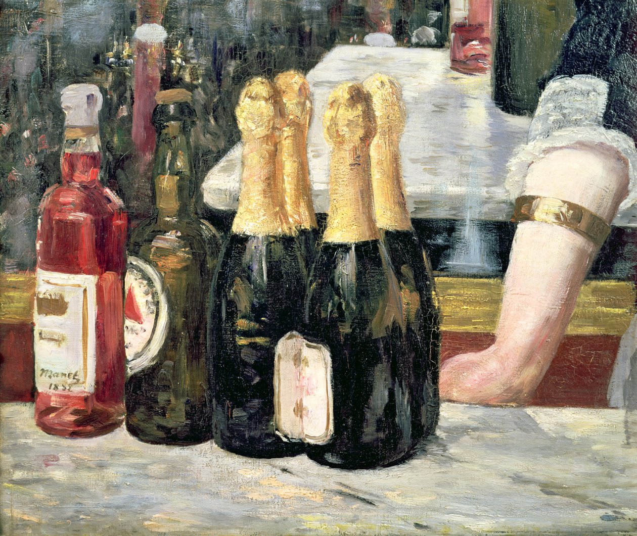 Un bar en el Folies-Bergère (detalle) de Édouard Manet