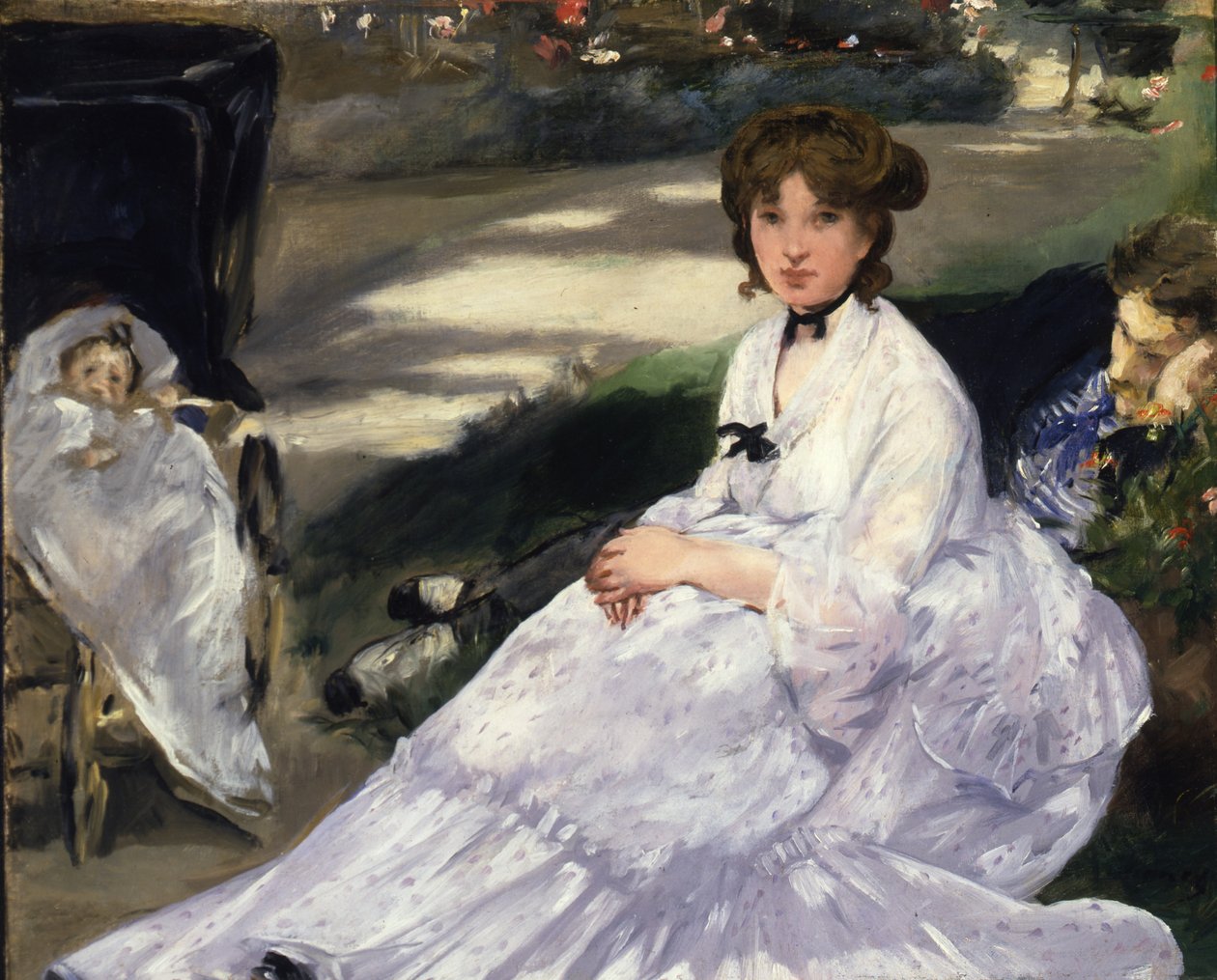 Au Jardin, 1870 de Édouard Manet