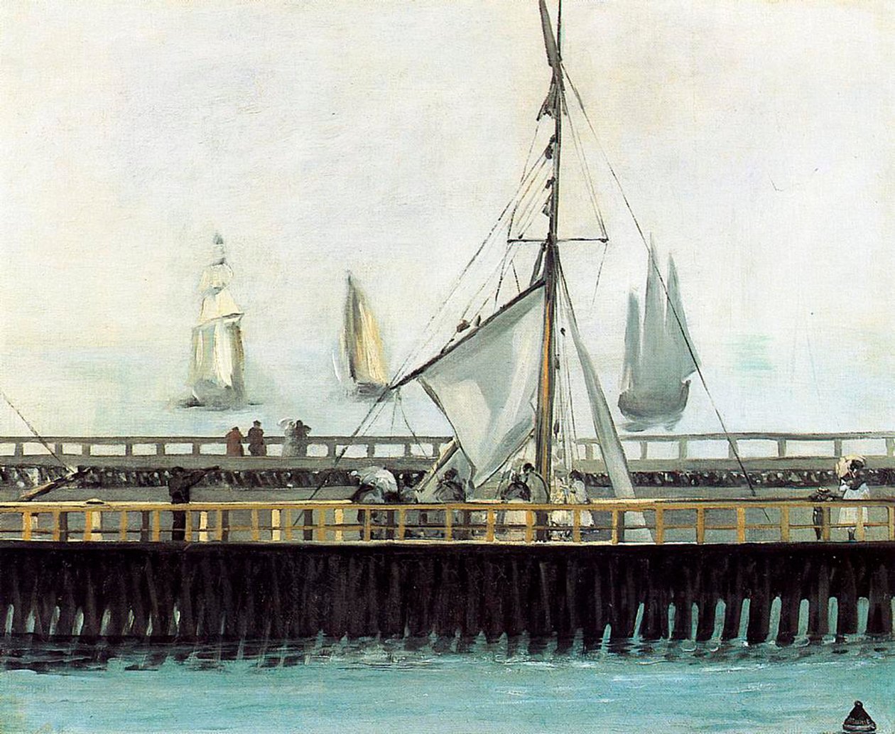 El Muelle en Boulogne, 1869 de Édouard Manet