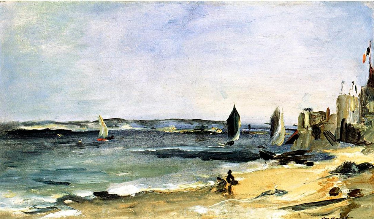 La orilla del mar, Arcachon, 1871 de Édouard Manet