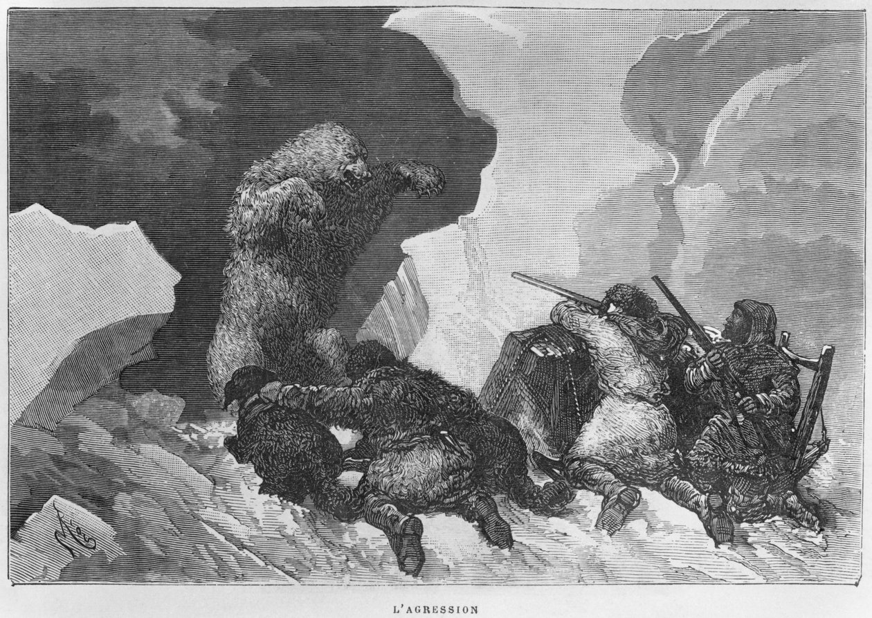 Ataque, ilustración de 