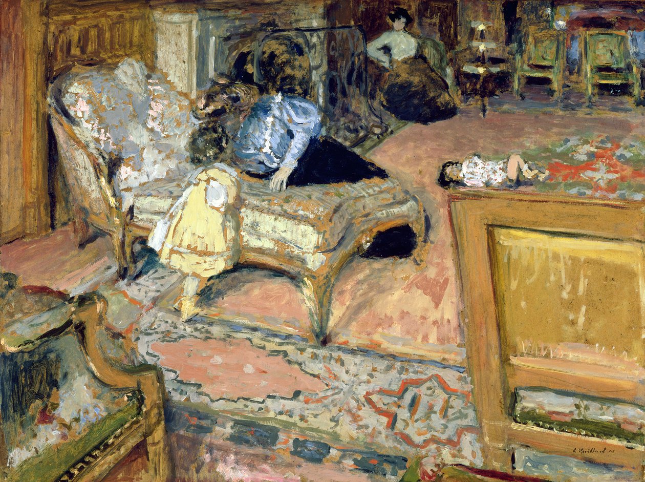 Confianza (Los niños Bernheim en el salón) de Edouard Vuillard