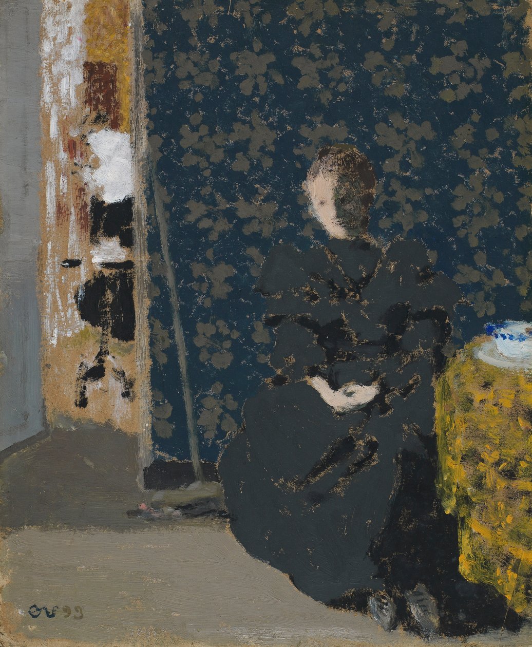 Mujer sentada con una taza de café, 1893 de Edouard Vuillard