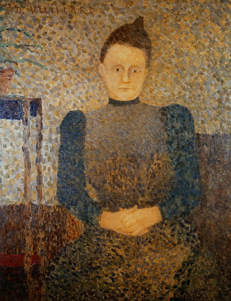 Retrato de Mlle Vuillard, hermana del artista, 1892-93 de Edouard Vuillard