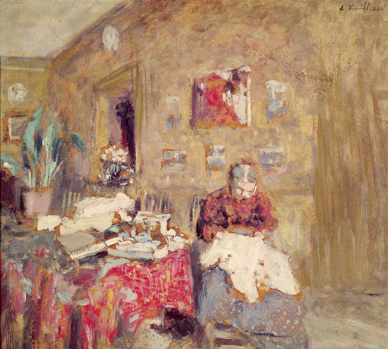 Retrato de la madre del artista de Edouard Vuillard