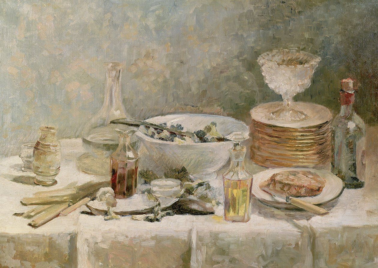 Naturaleza muerta con ensalada, c.1887-88 de Edouard Vuillard