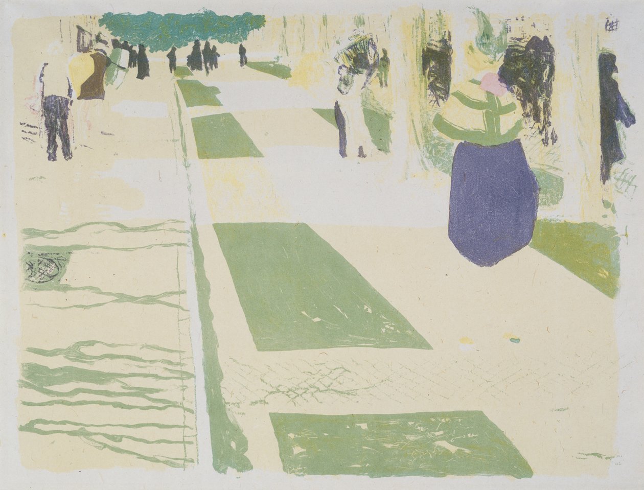 La Avenida de Edouard Vuillard