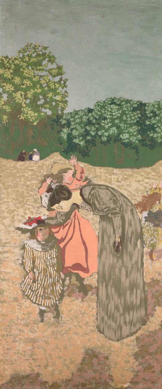 Los Jardines Públicos: El Interrogatorio, 1894 de Edouard Vuillard