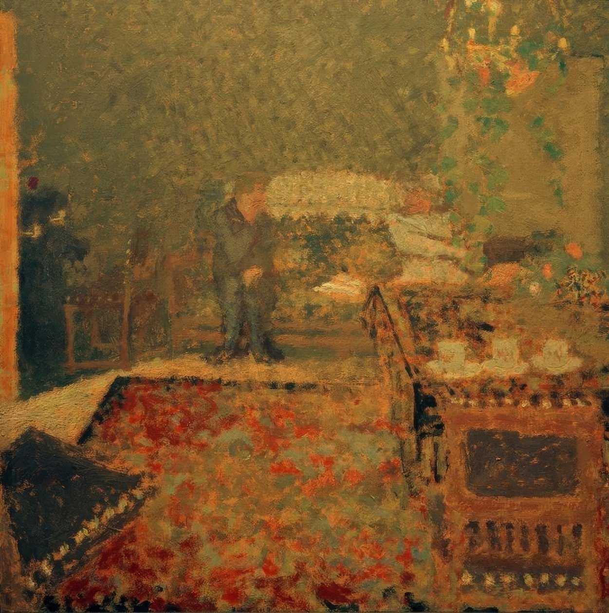 Salón de Vallotton en La Naz, Romanel de Edouard Vuillard