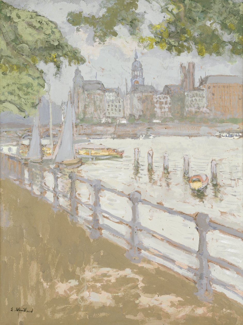Vista del Binnenalster, 1913 de Edouard Vuillard