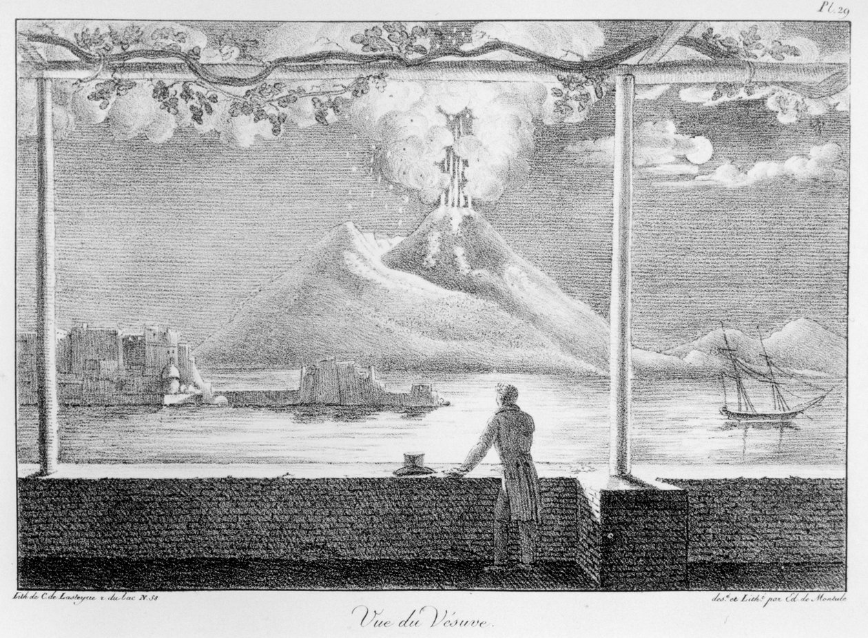 Vista del Vesubio, de 