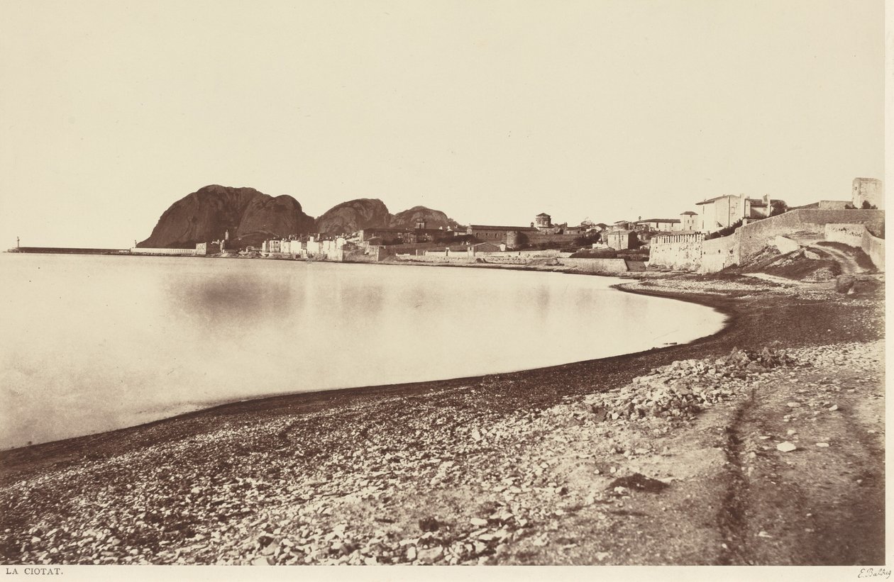 La Ciotat, hacia 1860 (foto) de Edouard-Denis Baldus