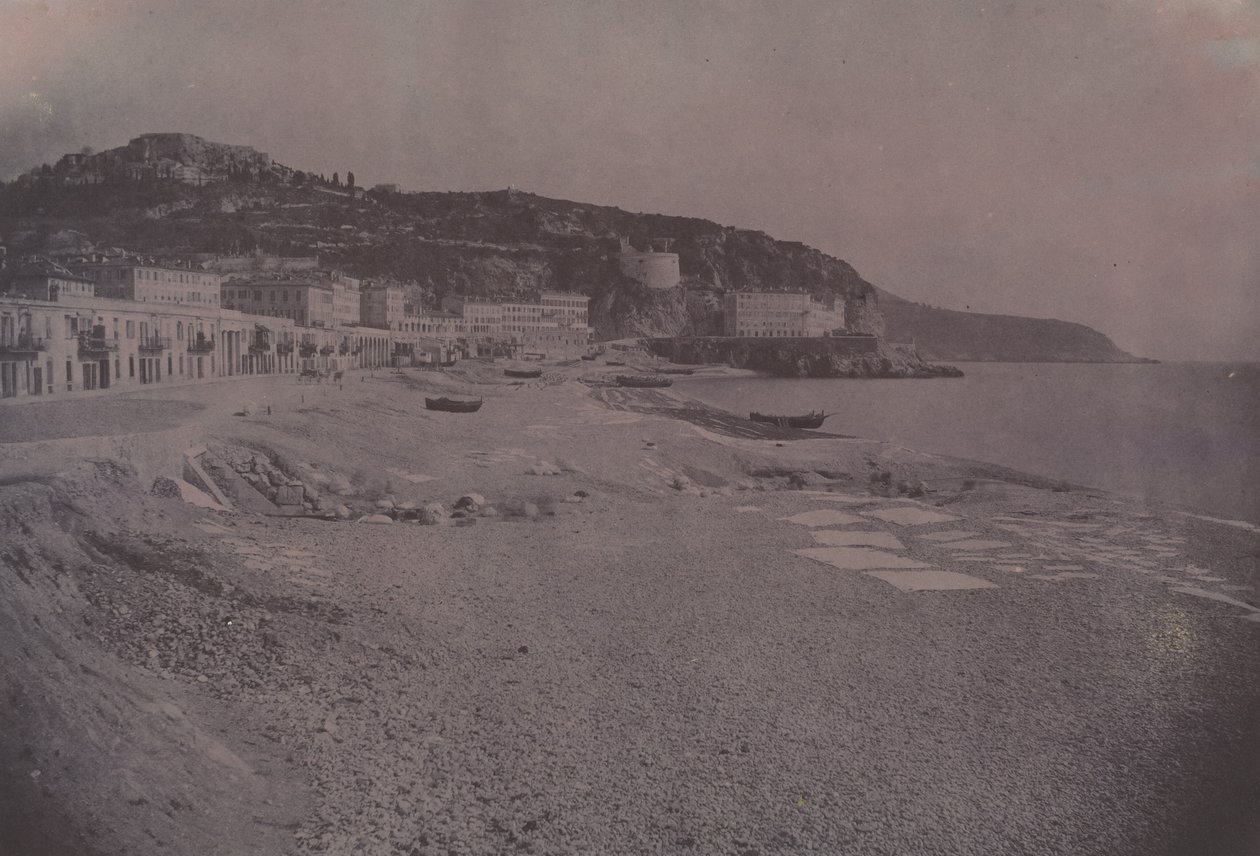 Les Ponchettes en Niza, hacia 1855 (foto) de Edouard-Denis Baldus