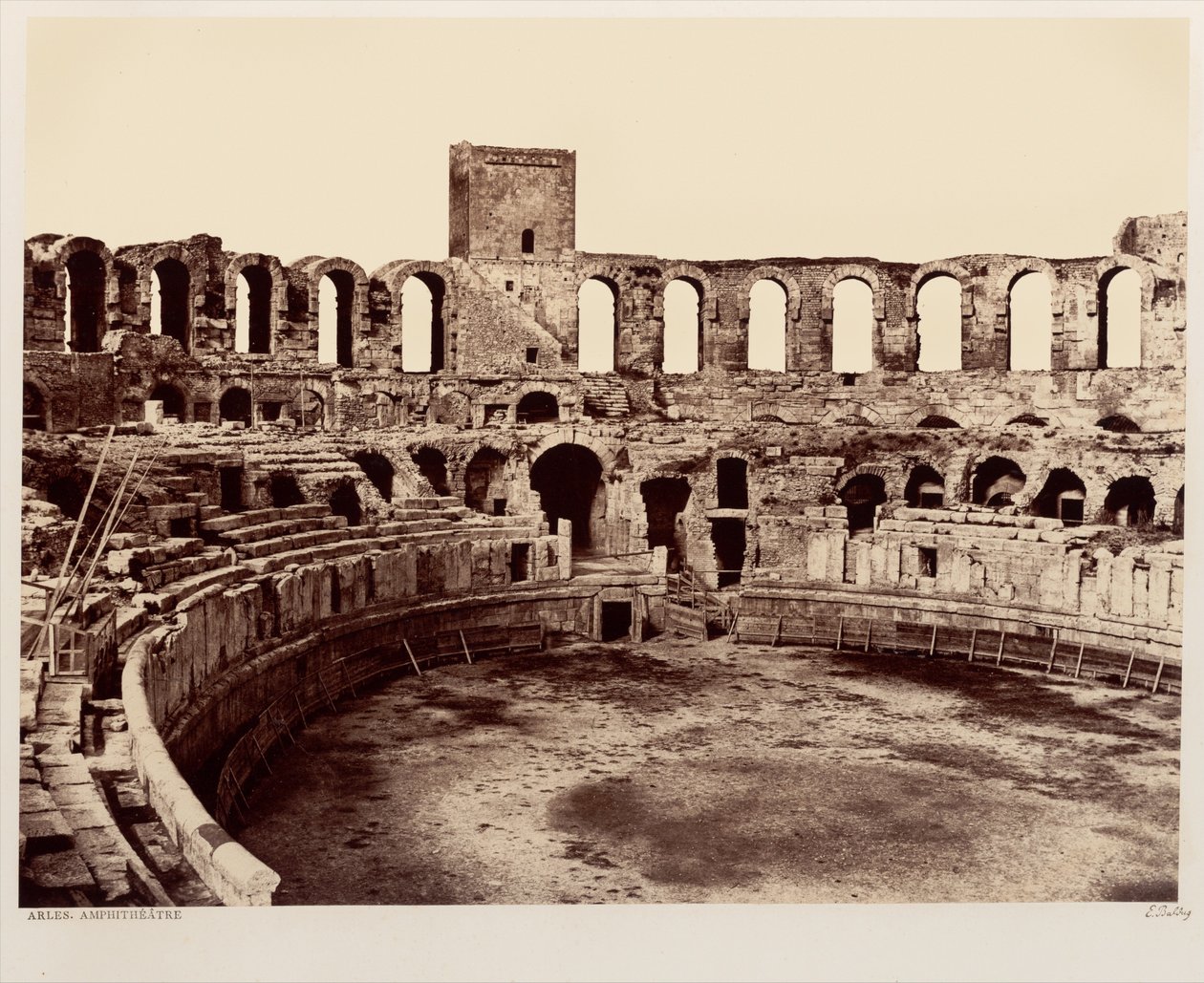 Arlés, anfiteatro de Édouard Baldus